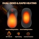 Hand Warmers Rechargeable 2Pack, Dual-Sided Heating Electric Hand Warmer, 3 Temperature Handwarmers, Portable Pocket Warmers Magnetic, Reusable Hand Warmers for Women, Man, Hunting, Camping, Christmas