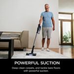 Shark IX141 Pet Cordless Stick Vacuum with XL Dust Cup, LED Headlights, Removable Handheld, Crevice Tool & Pet Multi-Tool, 40min Runtime, Grey/Iris, 7.5 lbs