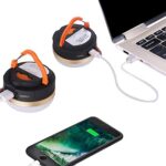Yizhet 2 Pack LED Camping Lantern, USB Rechargeable Camping Lamp Flashlights & Power Bank, Camping Light with Magnetic Base 3 Modes Waterproof Portable Outdoor Tent Light for Hiking Fishing Camping