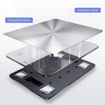 ?NASA-Grade?33lb Food Kitchen Digital Scale,?Bread Meat Cookies Measures Precisely?Weight Grams and Ounces for Baking Cooking,1g/0.1oz Precise Graduation,304 Stainless Steel,Waterproof Tempered Glass