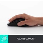 Logitech M510 Wireless Mouse-Black (Renewed)