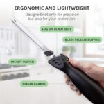 ELITRA HOME Professional Grade Electric Knife | Easy Slice Electric Kitchen Knife For Carving Meats, Bread, Turkey, and More | Stainless Steel Serrated Blade, Carving Fork, and Storage Case