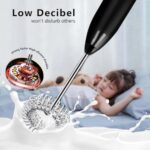 T SHAREXE Milk Frother Rechargeable, Frother For Coffee & Milk Frother Rechargeable – Silent Operation, Milk Frother Rechargeable to Also Called Coffee Frother Rechargeable, Milk Frother Rechargeable