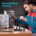 Compressed-air-dusters-electric-duster-100000RPM- air Blower for Computer – No Compressed air can – Replace Canned air dusters -Keyboard Cleaner – pc air dusters – Compressed air Electric 7600mAh