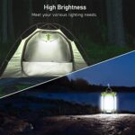 Camping Lantern Rechargeable, Blukar Super Bright LED Camping Lights Lamp – 7 Light Modes 60 LEDs Tent Light 10+ Hrs Runtime for Hurricane,Power Outages,Emergency,Home, Camping and More