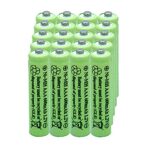 QBLPOWER Solar Light Batteries AAA Triple A NiMH 600mAh 1.2V Rechargeable for Garden Solar Lights Remotes Mice(20Pcs)