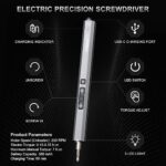 STREBITO Mini Electric Screwdriver, 144-Piece Electric Precision Screwdriver Set Small Power Screwdriver Cordless Rechargeable, Electronic Repair Tool Kit for PC, Computer, Laptop, Phone, RC Drone