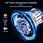 AISZG Car Vacuum – Car Vacuum Portable Cordless Handheld Vacuum Cleaner Cordless,Portable Car Vacuum Cleaner Rechargeable, Mini Vacuum Cleaner Birthday gifts for women/men Prime Deals Today 2024