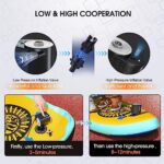 Portable Paddle Board Pump, 4000mAh Electric SUP Air Pump, Low & High Pressure, Max 20PSI, Pump for Inflatables with LED Light, 8 Nozzles for SUP, Inflatable Boat,Swimming Pool,Mattress,Balloons,Ball