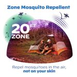 Thermacell Mosquito Repellent Rechargeable Adventure EX-Series EX90; 9-Hour Battery, Includes 12-Hr Refill, Rubber Armor & Carabiner; DEET-Free Bug Spray Alternative; Scent Free; Weather Resistant
